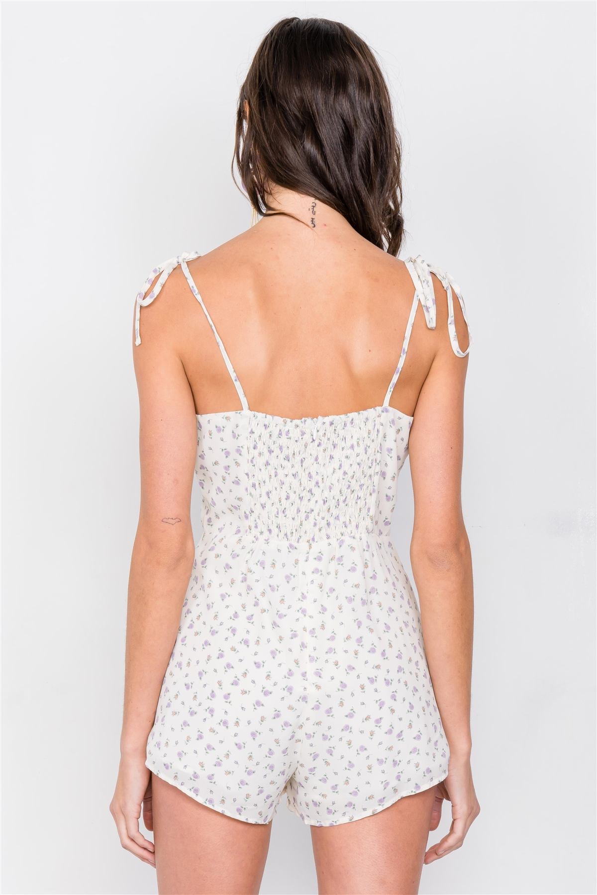 Boho Floral Mini Chic Casual Romper