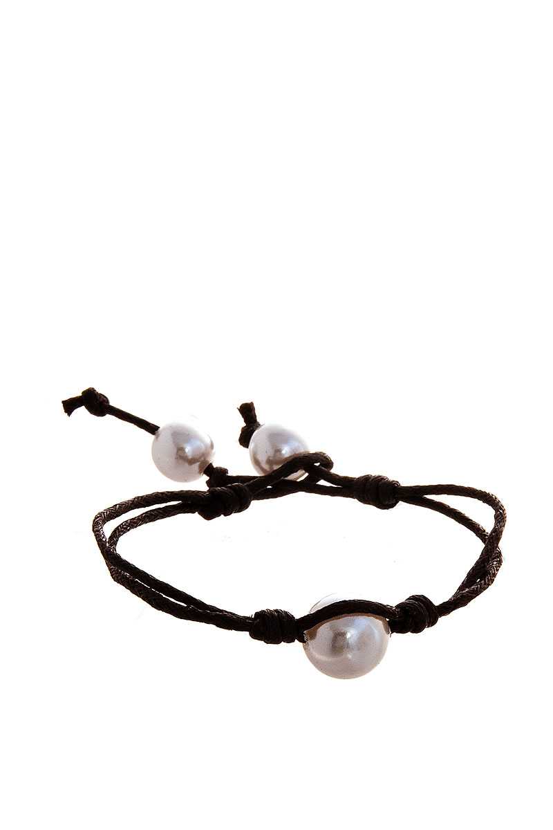 Bracelet en fil d'accent de perles de mode