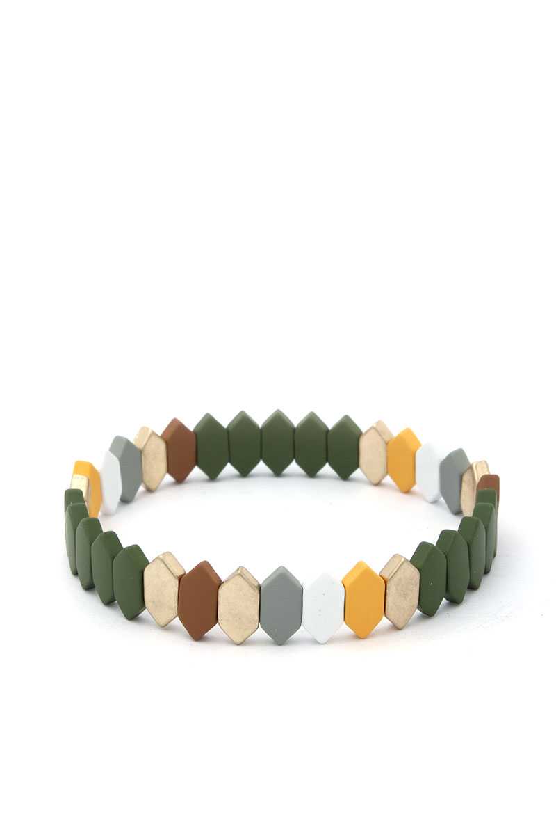 Bracelet extensible ovale pointu