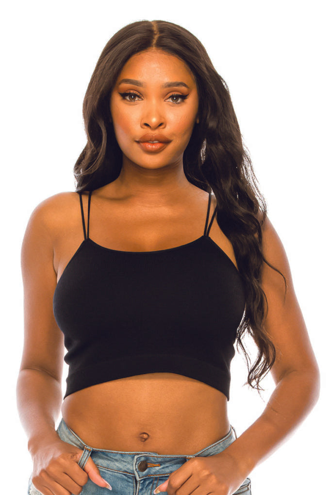 Bralette dos en dentelle florale