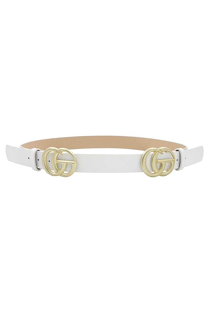 Ceinture de conception de lettre double face à la mode