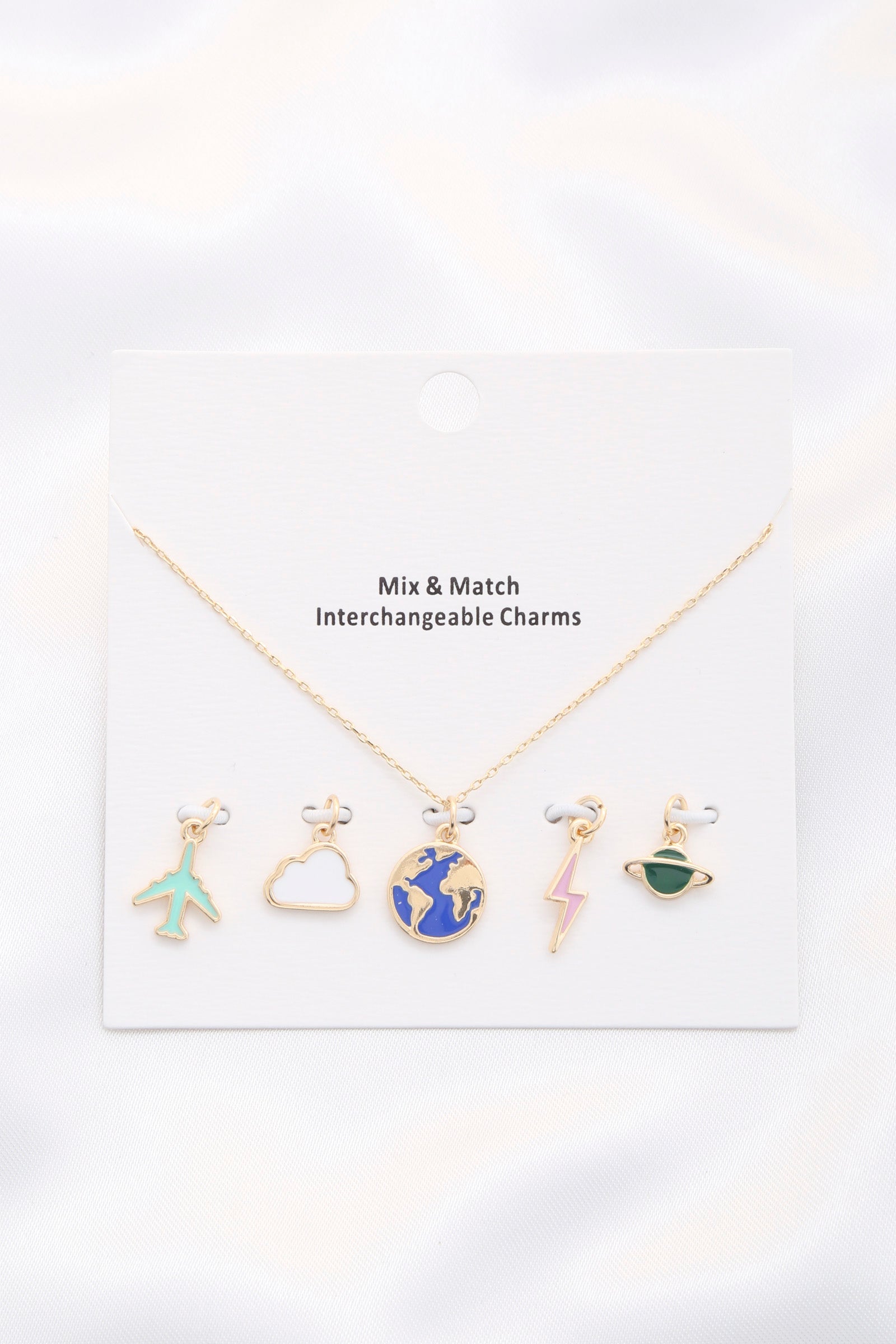 Collier à breloques interchangeables World Airplane Mix And Match