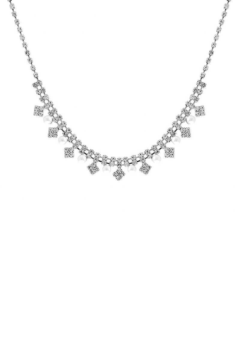 Collier multi-design à la mode en strass