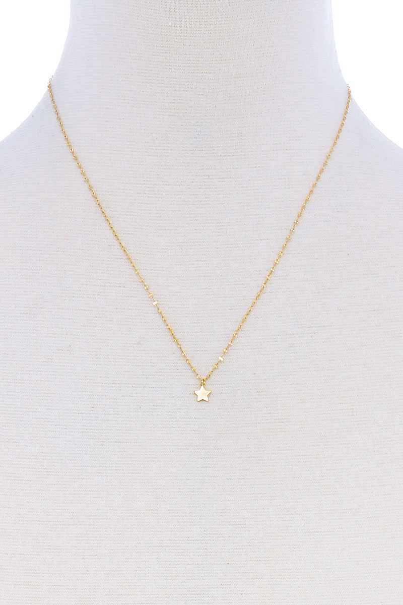 Collier pendentif à breloque étoile mignon
