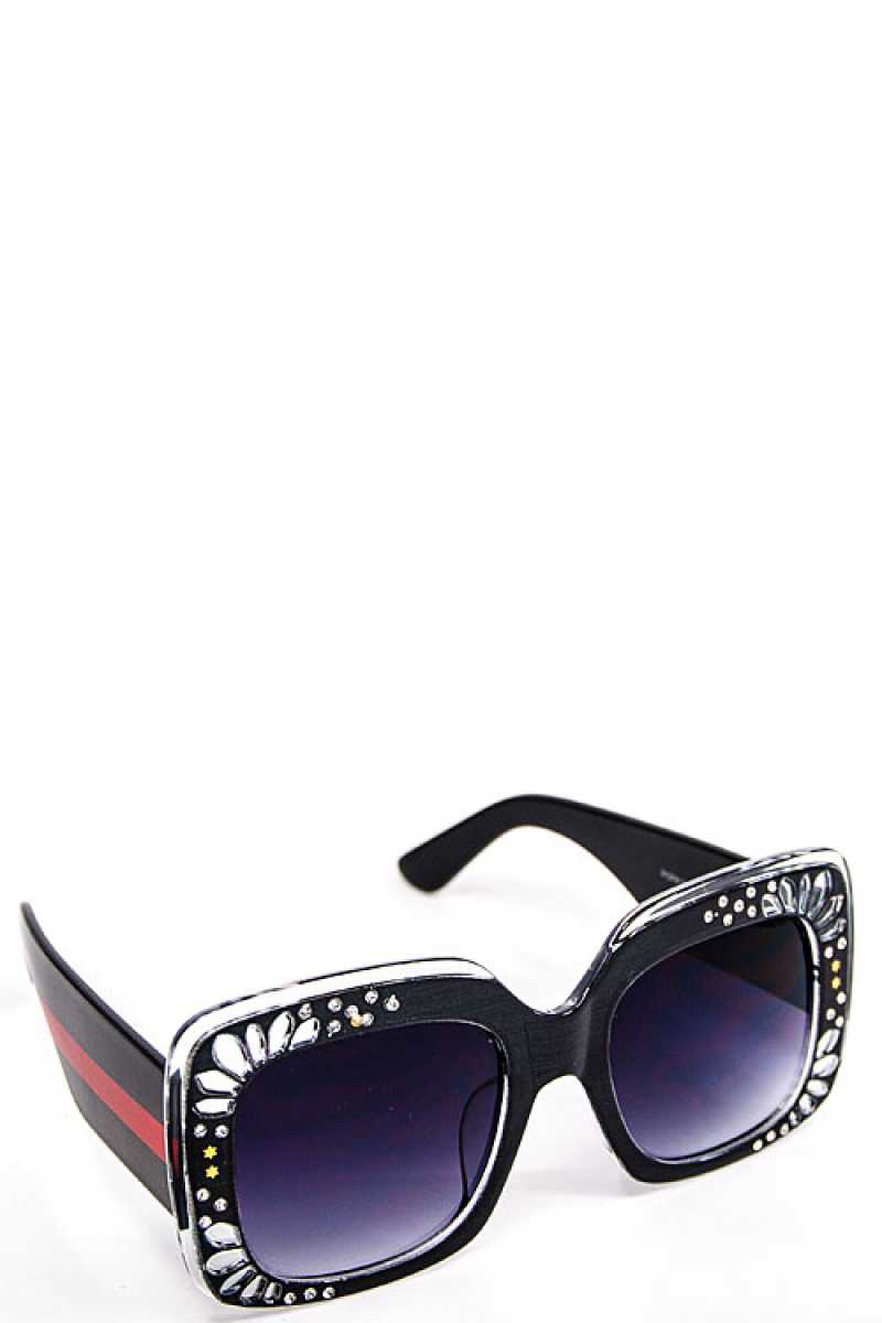 Designer Strass Modern Wayfarer