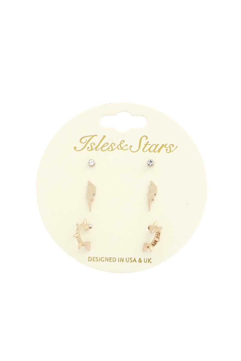 Ensemble de boucles d'oreilles en métal
