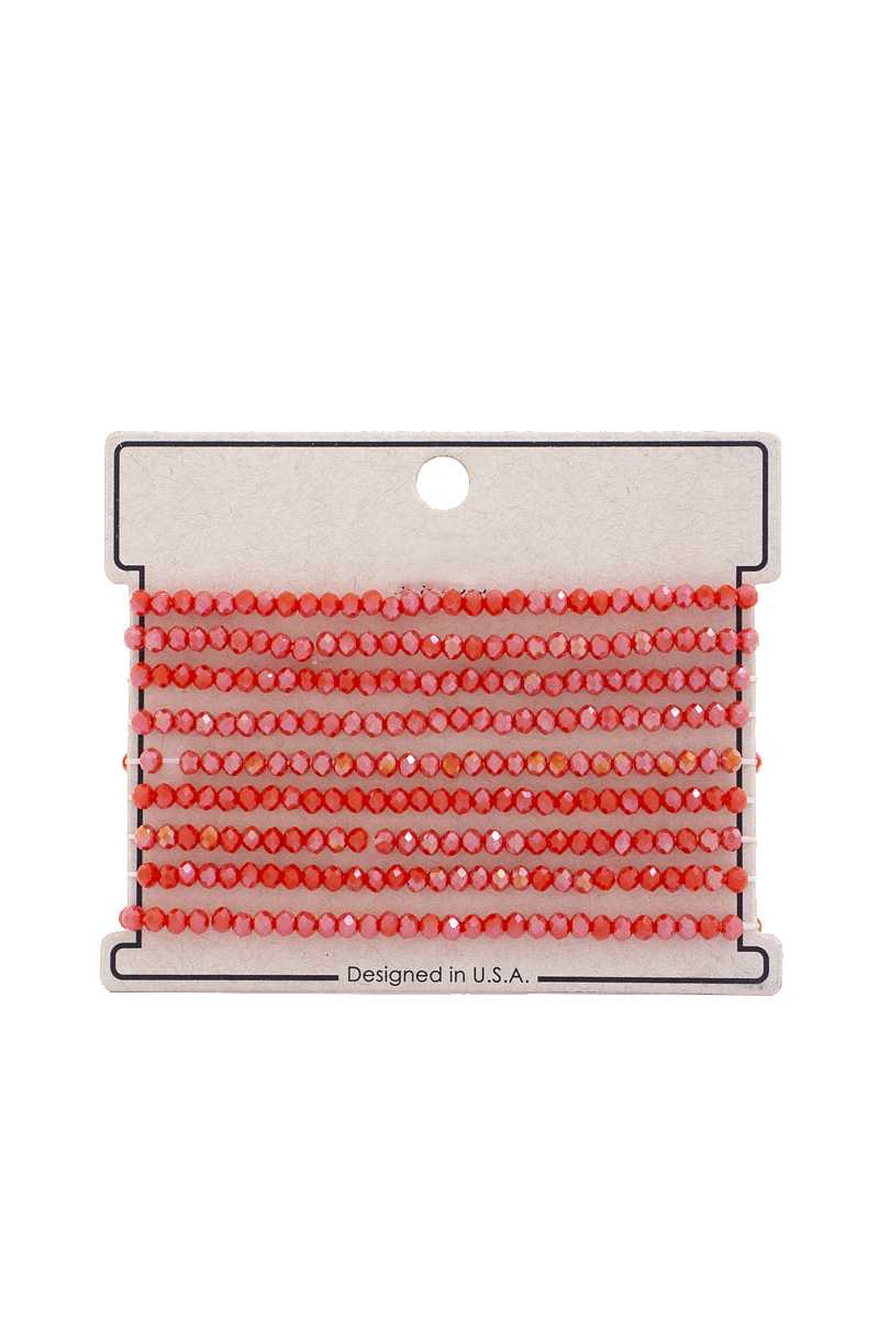 Ensemble de bracelets perlés