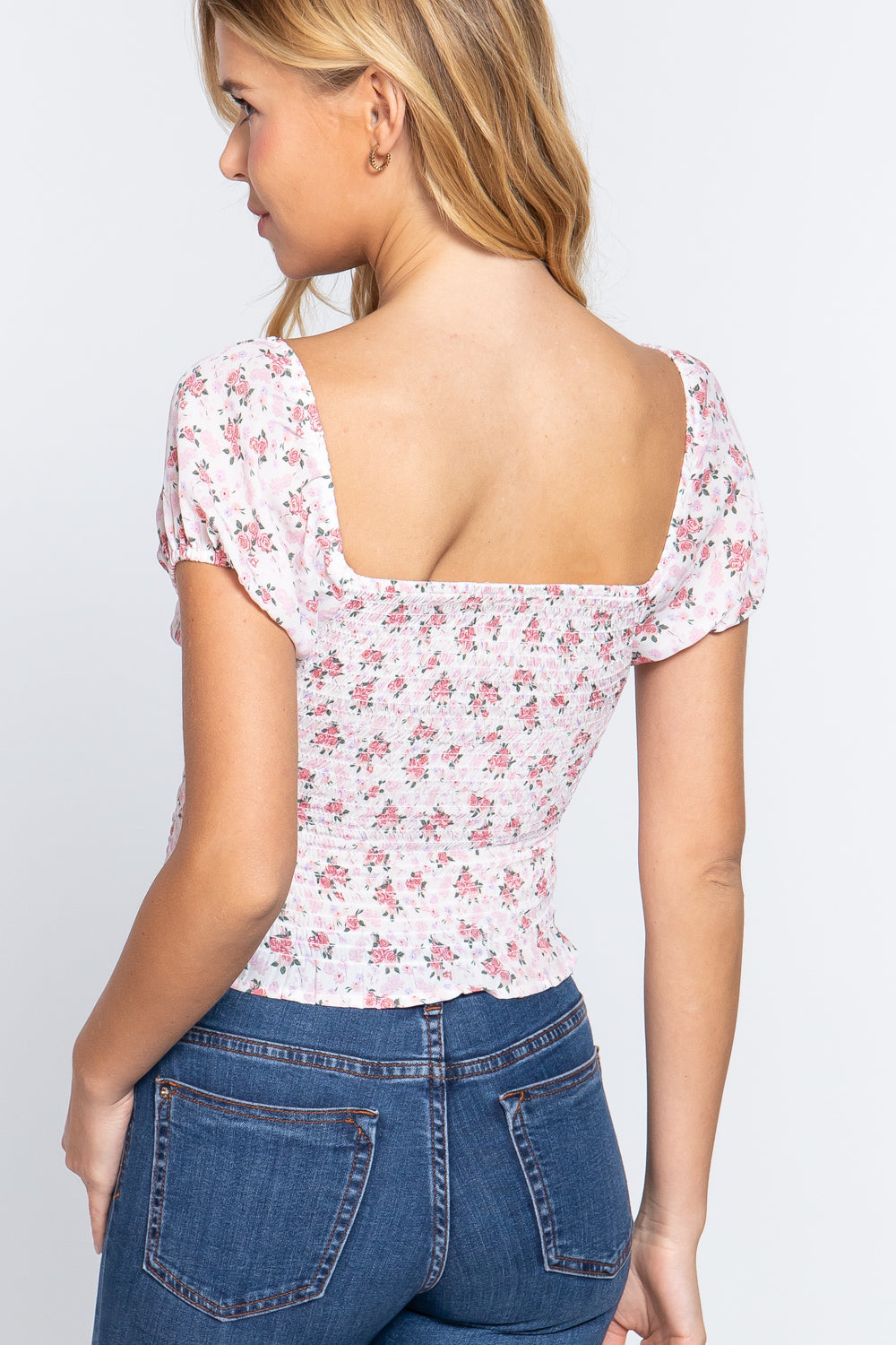 haut-tisse-court-a-imprime-smocke-_2928. Diaytar : Votre partenaire e-commerce au quotidien