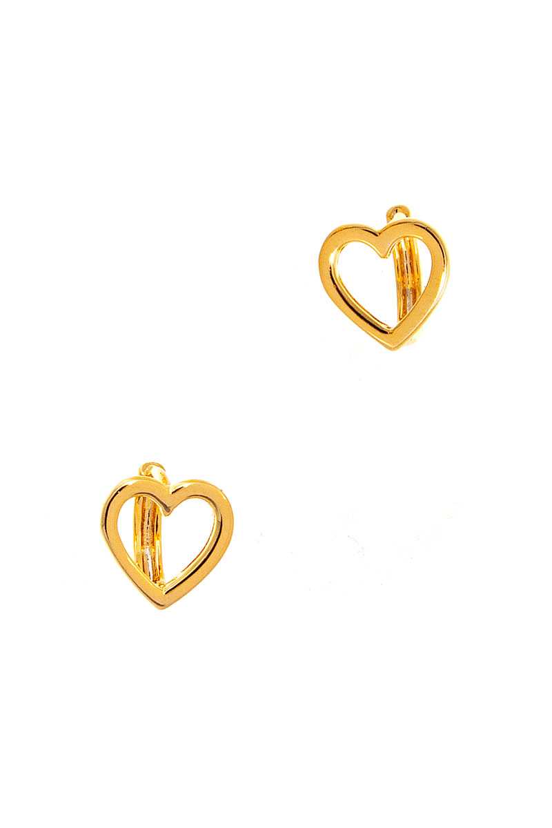 Jolie mini boucle d'oreille coeur