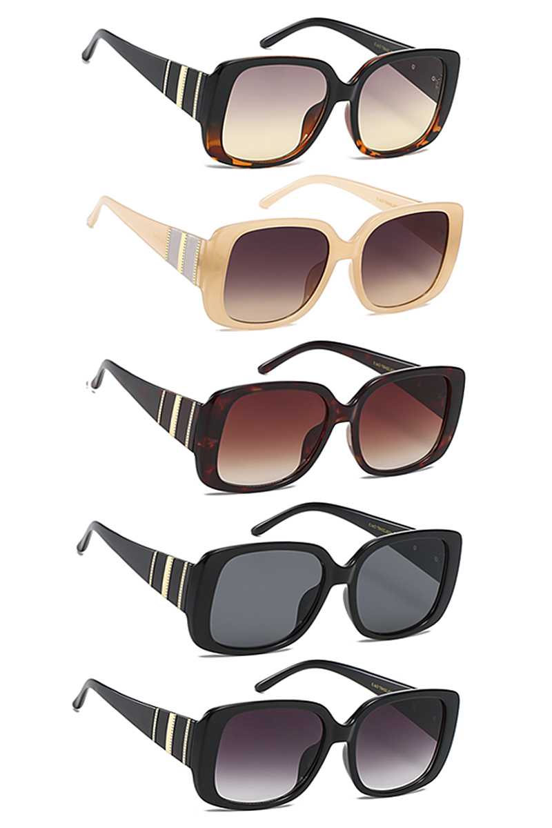 Lunettes de soleil au design tendance et chic
