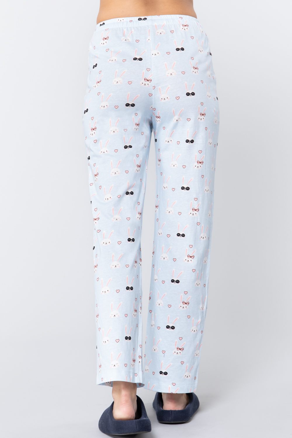 Pyjama en coton imprimé lapin