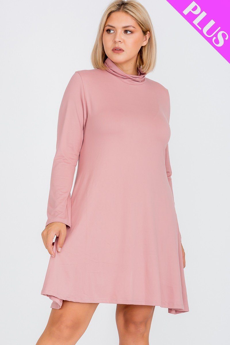 Robe évasée grande taille