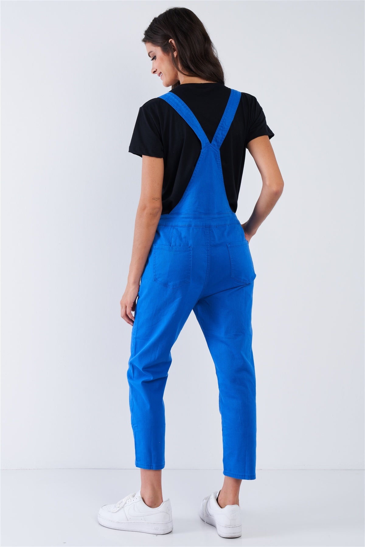 Salopette longueur cheville douce bleu royal