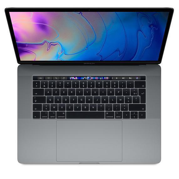 MacBook Pro Touch Bar 15" Retina (2018) - Core i7 2.2 GHz 512 SSD - 16 Go QWERTZ - Allemand