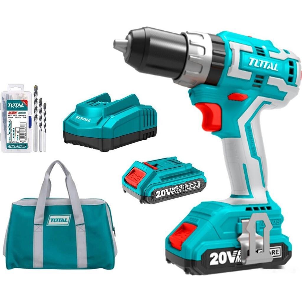 Perceuse visseuse total tidli20608 100w. DIAYTAR SÉNÉGAL, votre destination incontournable pour des produits discount de qualité. Que vous recherchiez des articles pour la maison, l'électroménager, l'informatique, la mode ou les gadgets, notre boutique en ligne saura répondre à tous vos besoins sans vous ruiner !