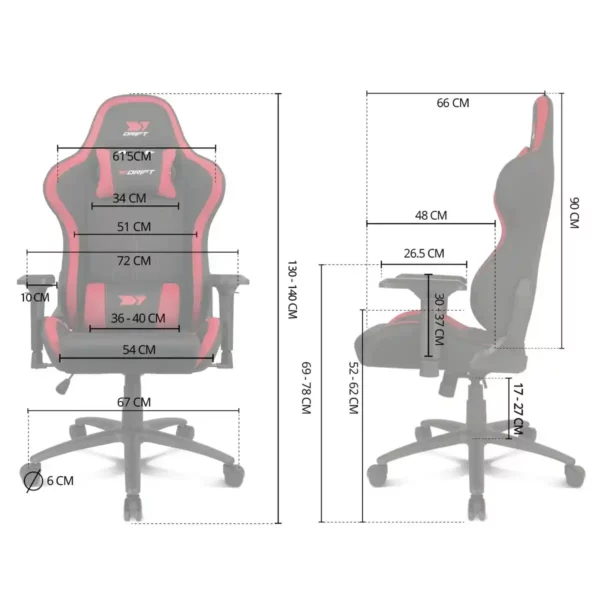 Chaise de bureau drift dr110br_9123. DIAYTAR SENEGAL - Votre Plateforme pour un Shopping Inspiré. Explorez nos offres variées et découvrez des articles qui stimulent votre créativité et embellissent votre vie.