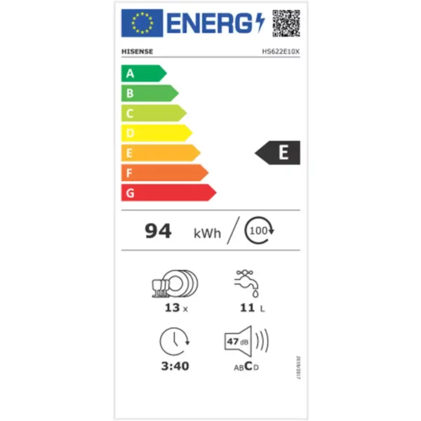 Lave vaisselle hisense hs622e10x gris 60 cm_2821. DIAYTAR SENEGAL - Où Choisir est un Plaisir Responsable. Parcourez notre catalogue et choisissez des produits qui incarnent notre engagement envers des pratiques durables et éthiques.