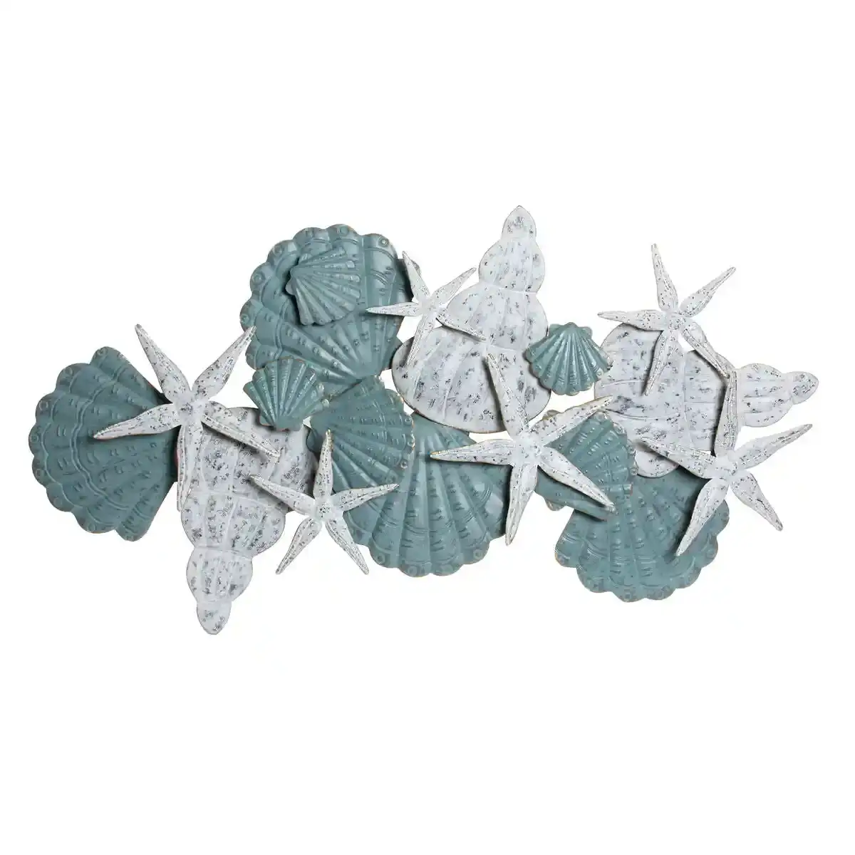 Decoration murale dkd home decor metal blanc bleu ciel 136 x_6998. DIAYTAR SENEGAL - Où le Shopping est un Plaisir Engagé. Parcourez notre catalogue et choisissez des produits qui respectent vos valeurs et vos attentes.