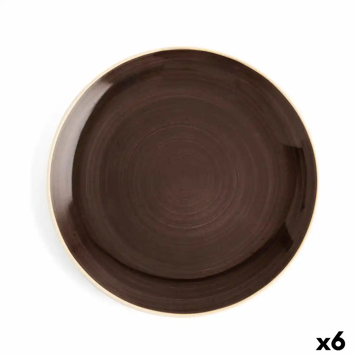Assiette plate ariane terra ceramique marron o 31 cm 6 unites _6289. DIAYTAR SENEGAL - Là où Choisir est une Affirmation de Style. Naviguez à travers notre boutique en ligne et choisissez des produits qui vous distinguent et vous valorisent.