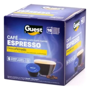 Capsules de cafe espresso guest decafeine 16 uds _1580. DIAYTAR SENEGAL - Où Chaque Produit est une Promesse de Qualité. Explorez notre boutique en ligne et choisissez des produits qui répondent à vos exigences élevées.