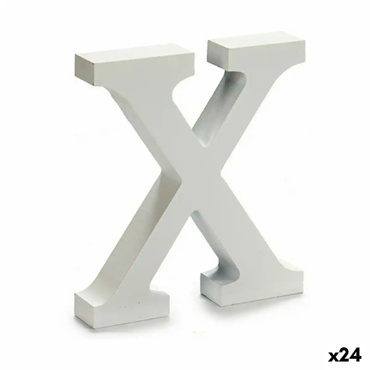 Lettre x bois blanc 2 x 16 x 14 5 cm 24_4600. DIAYTAR SENEGAL - Là où le Shopping devient une Fête des Sens. Plongez dans notre univers et choisissez des produits qui éveillent votre goût pour l'esthétique et l'authenticité.