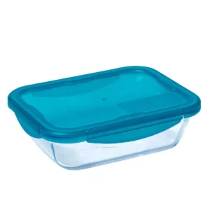 Lunch box hermetique pyrex cook go verre bleu 1 7 l _2621. DIAYTAR SENEGAL - Là où le Chic Rencontre la Tradition. Naviguez à travers notre catalogue et choisissez des produits qui équilibrent l'élégance intemporelle et l'innovation moderne.