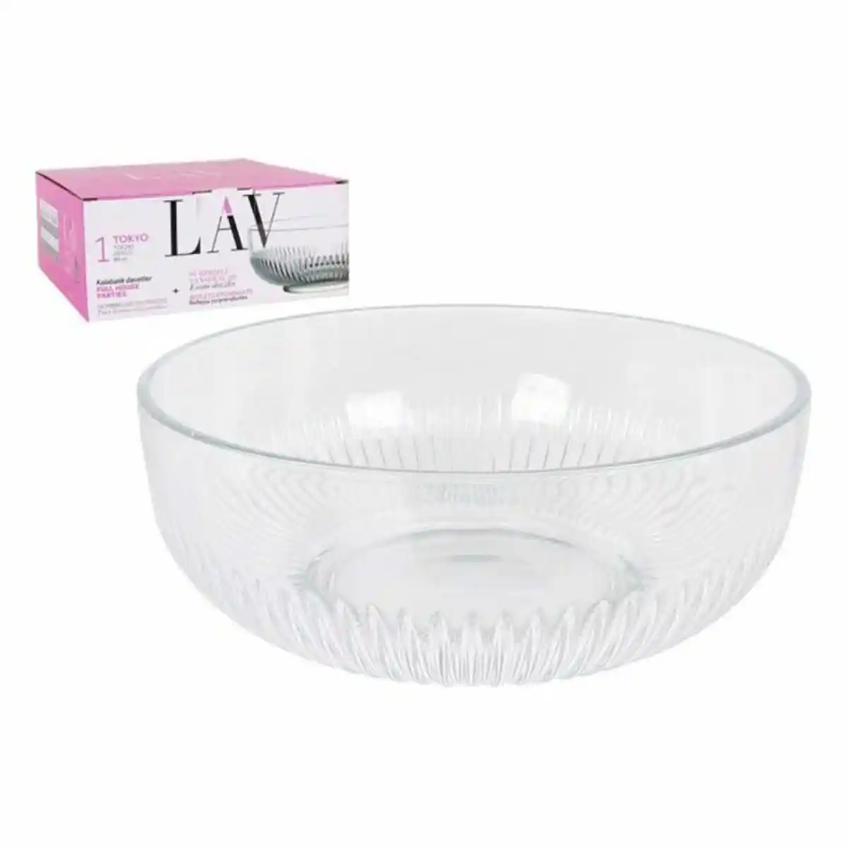 Saladier lav tokyo crystal transparent 2600 cc o 23 x 9 4_1621. DIAYTAR SENEGAL - Votre Destination de Shopping Authentique au Sénégal. Plongez dans notre boutique en ligne pour découvrir des produits qui célèbrent la riche culture et l'artisanat du pays.