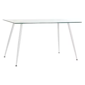 Table a manger dkd home decor cristal metal blanc 135 x_4725. DIAYTAR SENEGAL - L'Art du Shopping Distinctif. Naviguez à travers notre gamme soigneusement sélectionnée et choisissez des produits qui définissent votre mode de vie.