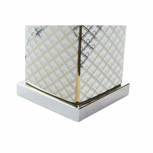 Lampe de bureau dkd home decor mosaique porcelaine dore polyester blanc_9634. Bienvenue sur DIAYTAR SENEGAL - Où le Shopping est une Affaire Personnelle. Découvrez notre sélection et choisissez des produits qui reflètent votre unicité et votre individualité.