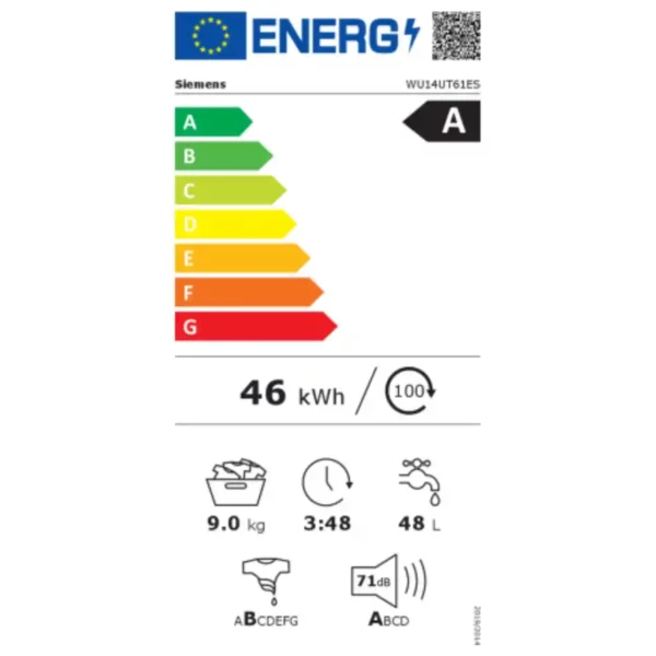 Lave linge siemens ag wu14ut61es 1400 tr min blanc 9 kg_5177. DIAYTAR SENEGAL - Votre Passage vers le Raffinement. Plongez dans notre univers de produits exquis et choisissez des articles qui ajoutent une touche de sophistication à votre vie.