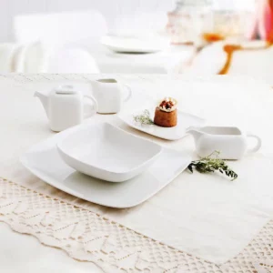 Plat a dessert ariane vita carre ceramique blanc 20 x 17_7992. Bienvenue chez DIAYTAR SENEGAL - Où le Shopping Devient une Aventure. Découvrez notre collection diversifiée et explorez des produits qui reflètent la diversité du Sénégal.