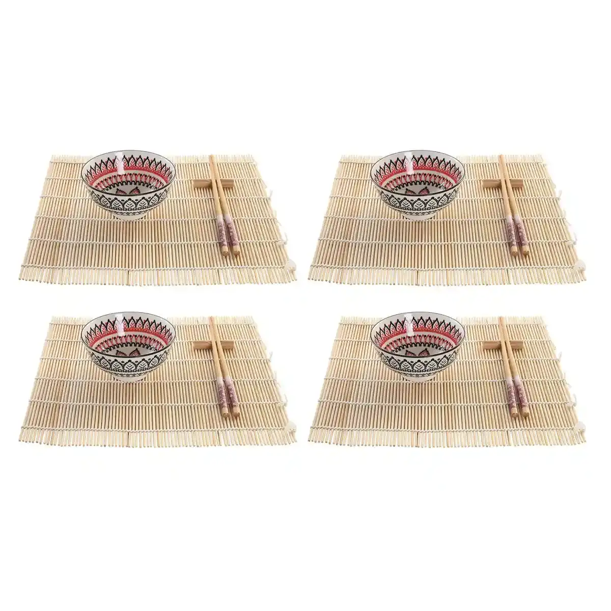 Sushi set dkd home decor 14 5 x 14 5 x 31 cm_3587. Entrez dans l'Univers de DIAYTAR SENEGAL - Où l'Authenticité Renouvelle Votre Quotidien. Explorez notre gamme de produits et trouvez des articles qui reflètent votre essence.
