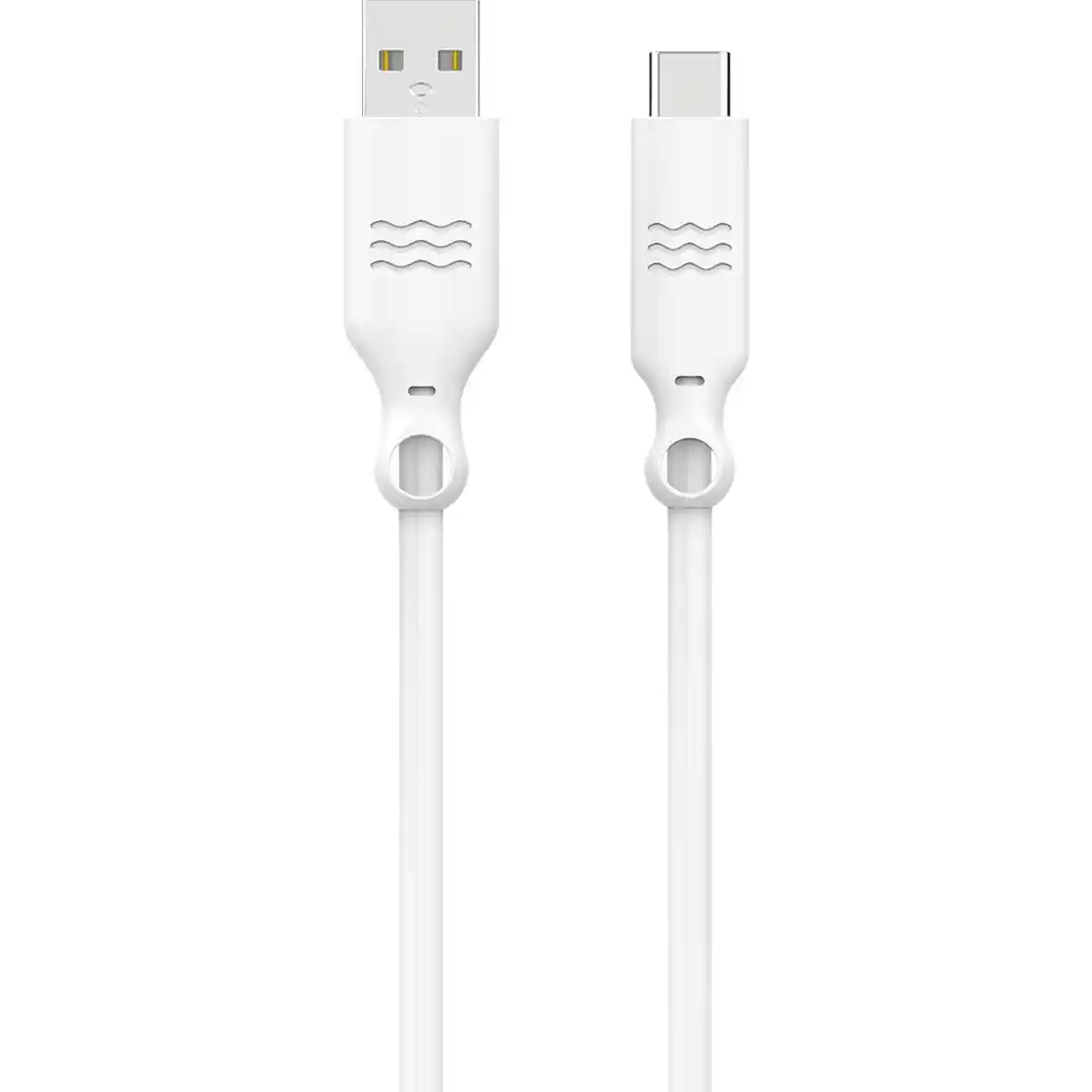Câble USB A/USB C 2m 3A Blanc Bigben
