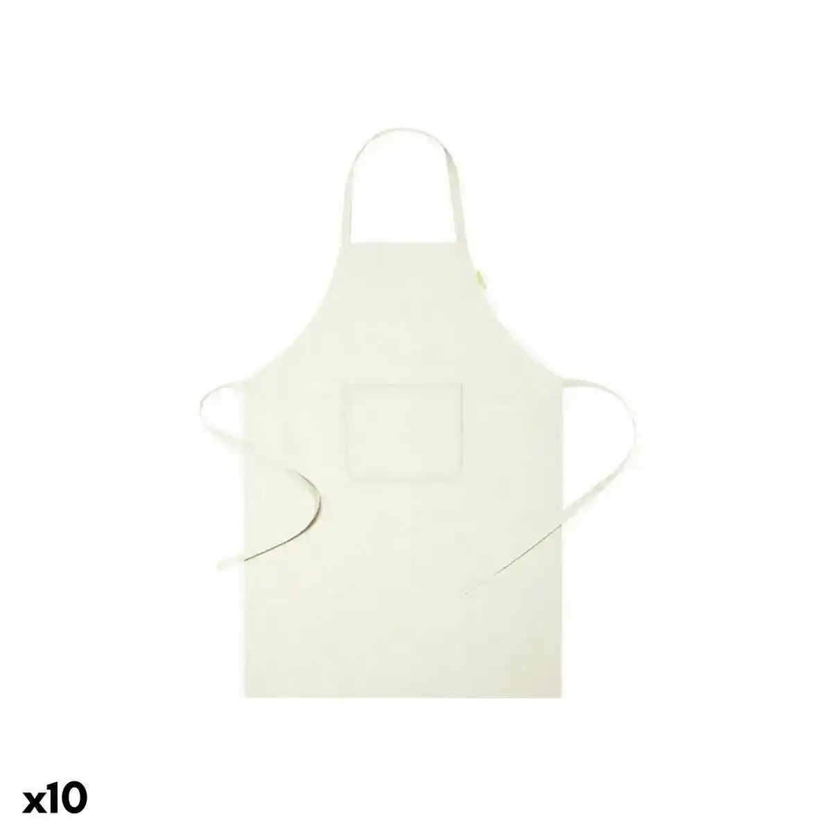 Tablier avec poche 146425 naturel 100 coton 10unites _6976. DIAYTAR SENEGAL - Votre Boutique en Ligne, Votre Histoire. Explorez notre sélection et découvrez des produits qui reflètent votre parcours et vos aspirations, un achat à la fois.