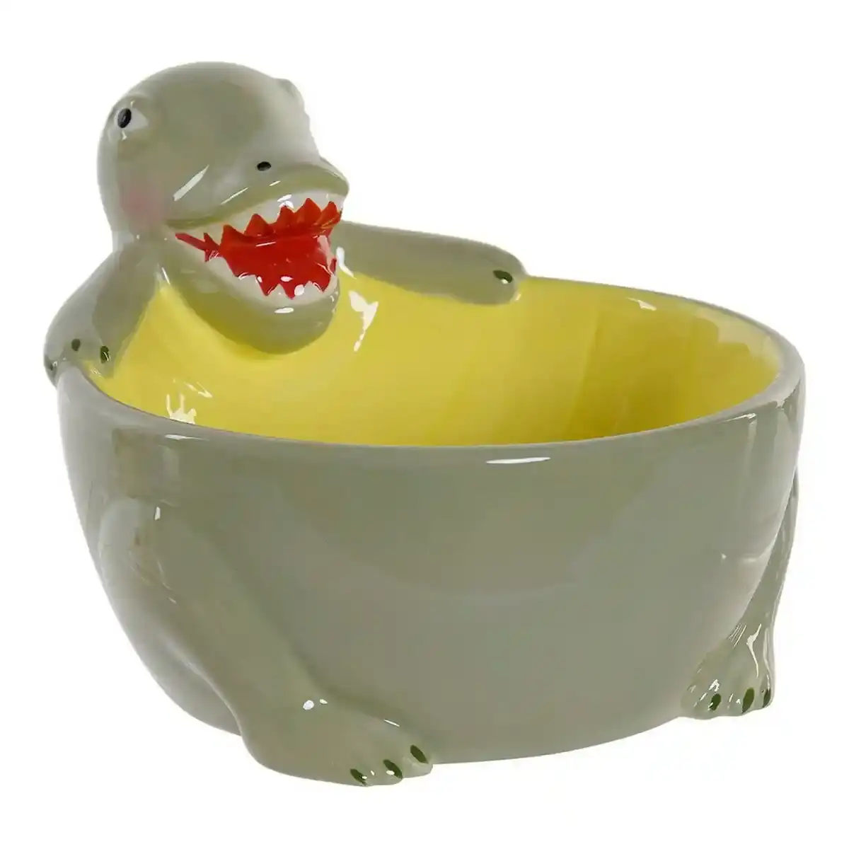 Bol dkd home decor dinosaure 13 7 x 15 7 x 10 2 cm_5970. DIAYTAR SENEGAL - Votre Compagnon Shopping, Votre Style Unique. Explorez notre boutique en ligne pour dénicher des trésors qui expriment qui vous êtes, de la mode à la maison.