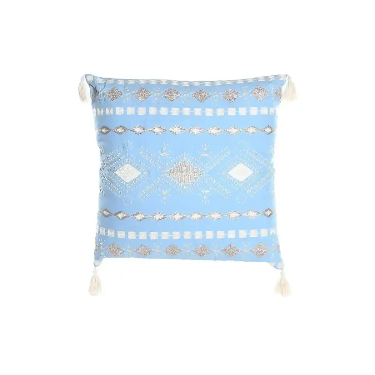 Coussin dkd home decor bleu blanc 60 x 20 x 60_1076. Plongez dans l'Univers de DIAYTAR SENEGAL - Où la Qualité et la Diversité se rencontrent. Parcourez nos rayons virtuels pour trouver des produits répondant à tous les besoins, du confort de votre foyer.