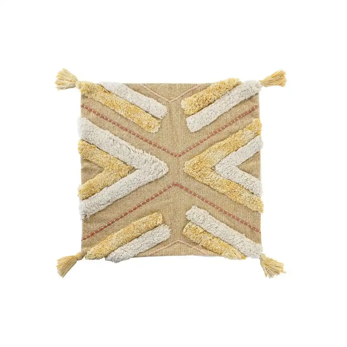 Housse de coussin dkd home decor jaune 50 x 1 x_8339. Entrez dans l'Univers de DIAYTAR SENEGAL - Où le Choix Rencontre l'Authenticité. Explorez nos rayons virtuels et trouvez des produits qui incarnent la richesse de notre culture.