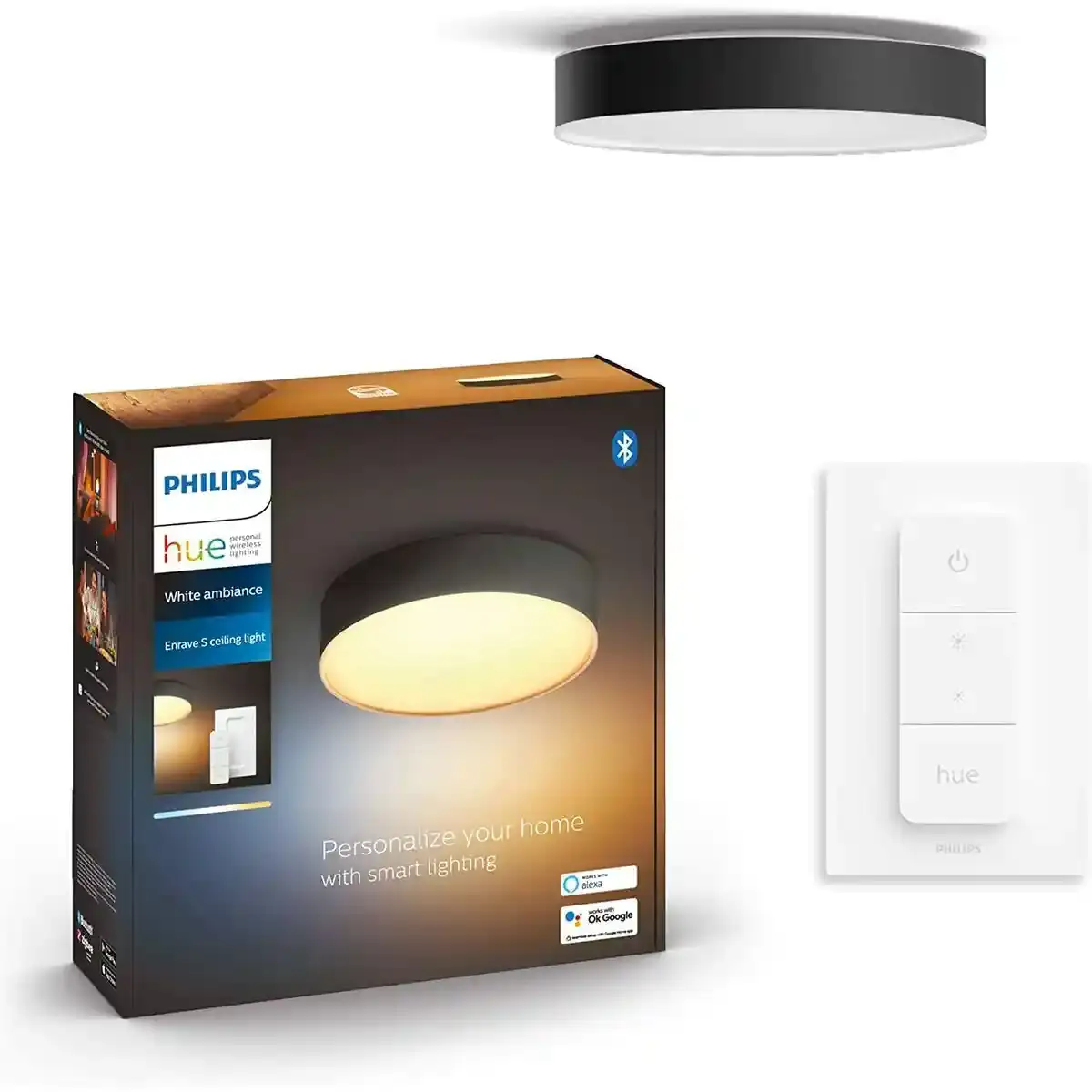 Plafonnier philips noir reconditionne a _3181. DIAYTAR SENEGAL - Votre Pass vers la Découverte. Explorez notre boutique en ligne et plongez dans un voyage à travers des produits authentiques et contemporains, tous réunis sous un même toit.