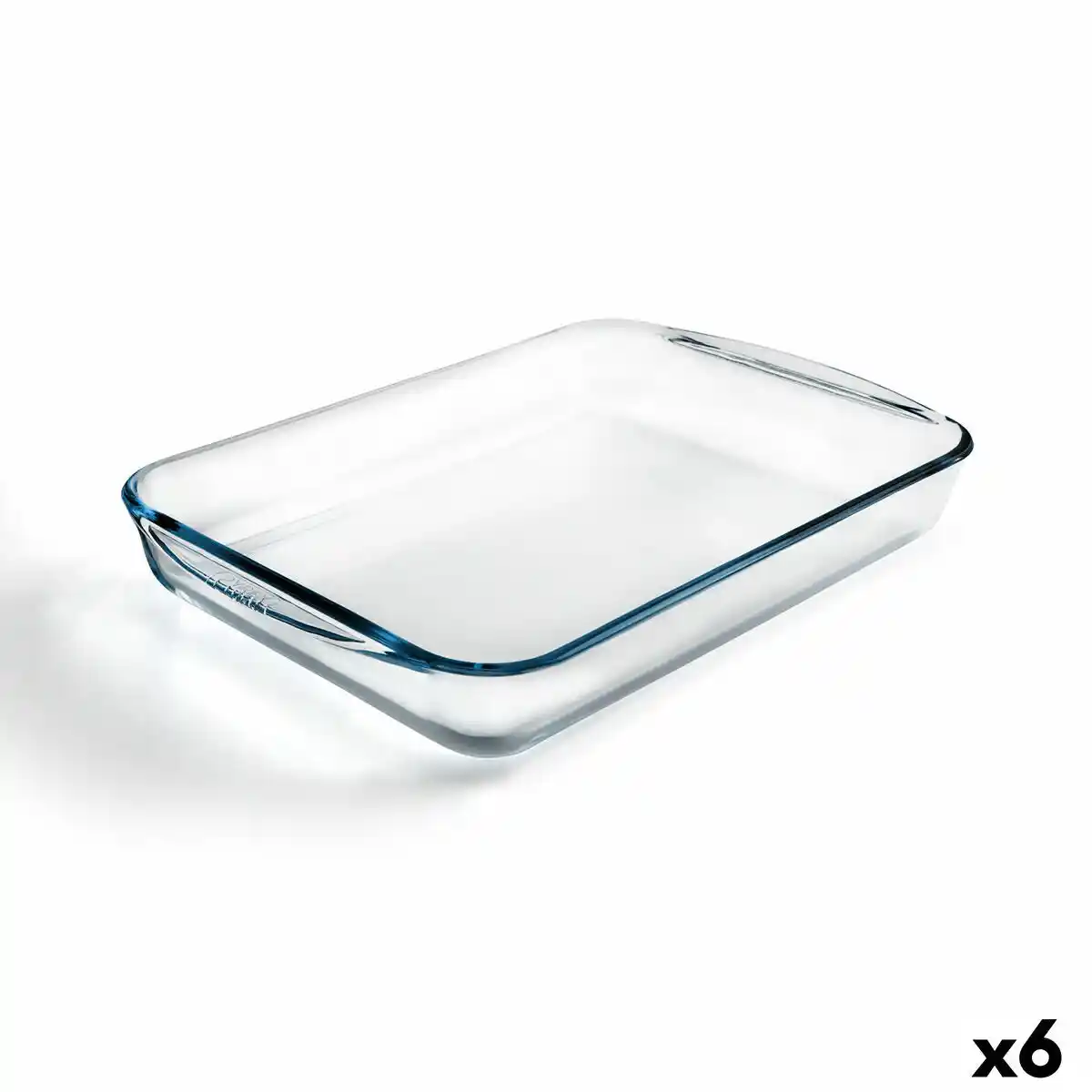Plat de Four Pyrex Classic Ovale 30 x 21 x 7 cm Transparent verre (4 Unités)