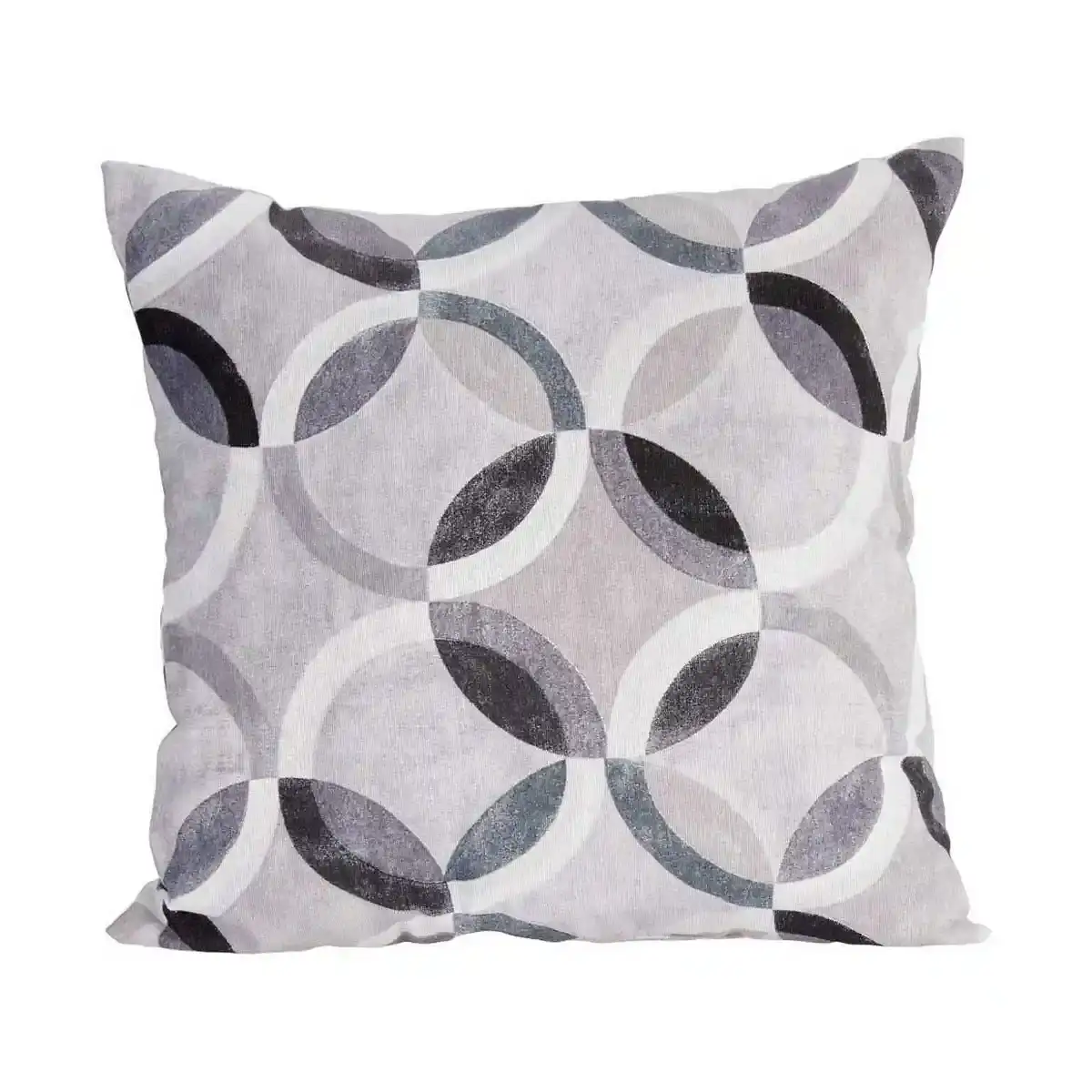 Coussin gris 2 unites cercles 45 x 12 x 45 cm _1069. DIAYTAR SENEGAL - Votre Pass vers la Découverte. Explorez notre boutique en ligne et plongez dans un voyage à travers des produits authentiques et contemporains, tous réunis sous un même toit.