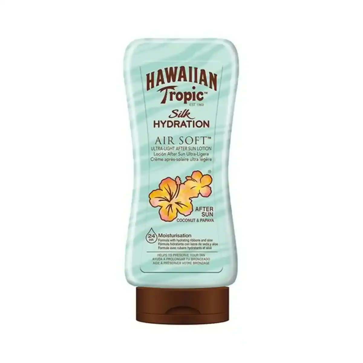 Apres soleil ultra leger coco papaye hawaiian tropic unisexe 180 ml _9186. DIAYTAR SENEGAL - Votre Marché Virtuel au Sénégal. Parcourez notre boutique en ligne pour trouver des trésors cachés, des articles indispensables du quotidien aux joyaux artistiques.