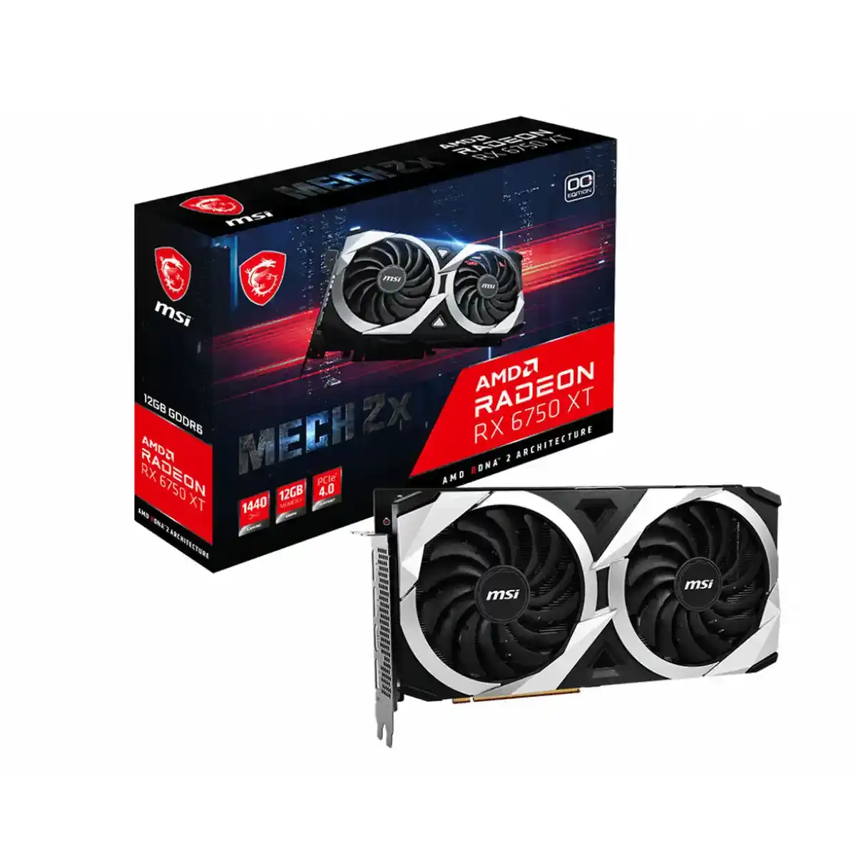 Carte graphique msi radeon rx 6750 xt mech 2x 12g oc_8163. DIAYTAR SENEGAL - Où Choisir Devient un Acte de Découverte. Découvrez notre gamme et choisissez des produits qui éveillent votre curiosité et élargissent vos horizons.