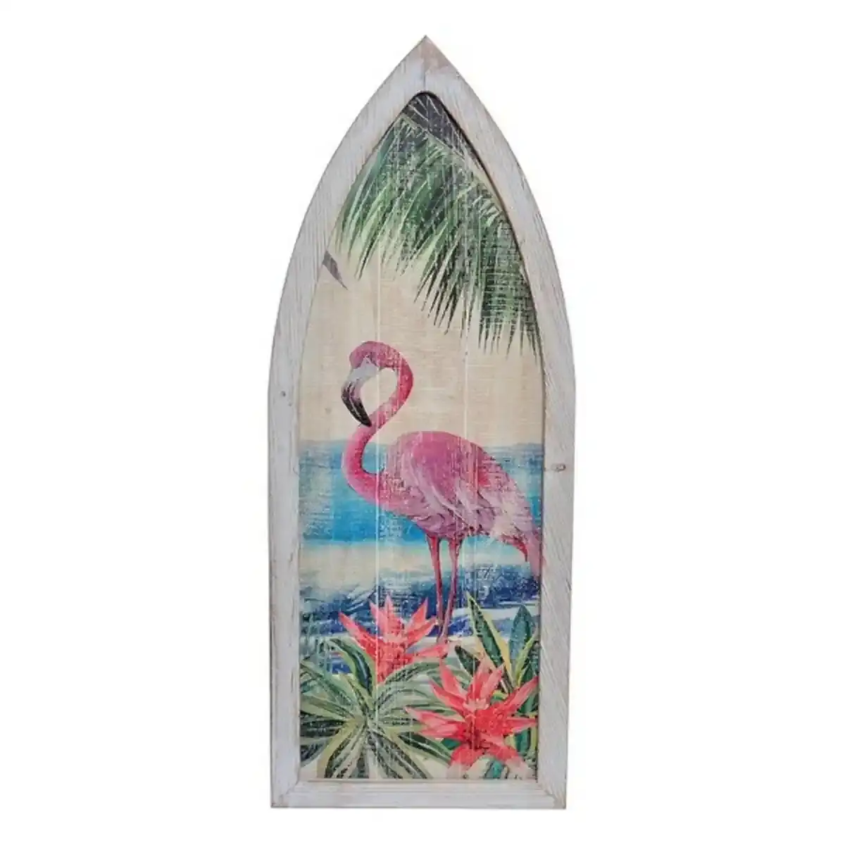 Decoration murale dkd home decor bois tropical flamenco_4413. DIAYTAR SENEGAL - Où l'Élégance Rencontre l'Authenticité. Naviguez à travers notre boutique en ligne et choisissez des produits qui incarnent le style et la tradition du Sénégal.
