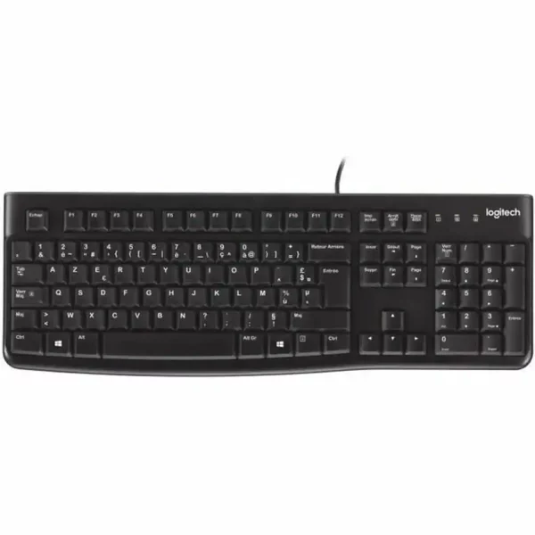 Clavier logitech k120 noir francais azerty_3017. DIAYTAR SENEGAL - Où Chaque Détail Fait la Différence. Parcourez notre sélection soignée et choisissez des articles qui rehaussent votre quotidien, du fonctionnel à l'esthétique.