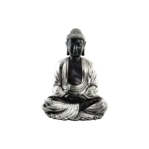 Figurine decorative dkd home decor argent noir bouddha resine oriental 43_5820. DIAYTAR SENEGAL - L'Art de Magasiner sans Limites. Naviguez à travers notre collection diversifiée pour trouver des produits qui élargiront vos horizons shopping.