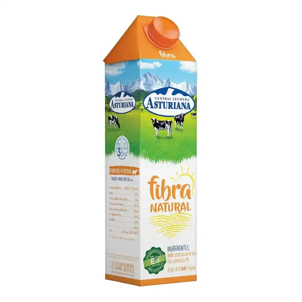Lait central lechera asturiana fibre naturelle 1 l _5037. DIAYTAR SENEGAL - Votre Passage vers l'Exceptionnel. Explorez notre boutique en ligne, où chaque produit est choisi avec soin pour offrir une expérience de shopping inoubliable.
