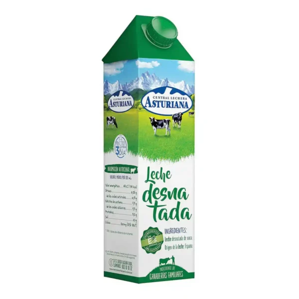 Lait ecreme central lechera asturiana 1 l _2295. DIAYTAR SENEGAL - L'Art de Choisir, l'Art de S'émerveiller. Explorez notre boutique en ligne et choisissez des articles qui éveillent votre sens de l'émerveillement.