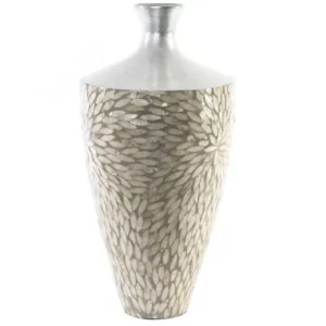 Vase dkd home decor mosaique argent gris nacre bambou 25 x_4346. Bienvenue sur DIAYTAR SENEGAL - Votre Source de Trouvailles Uniques. Explorez nos rayons virtuels pour dénicher des trésors que vous ne trouverez nulle part ailleurs, allant des trésors artisanaux aux articles tendance.