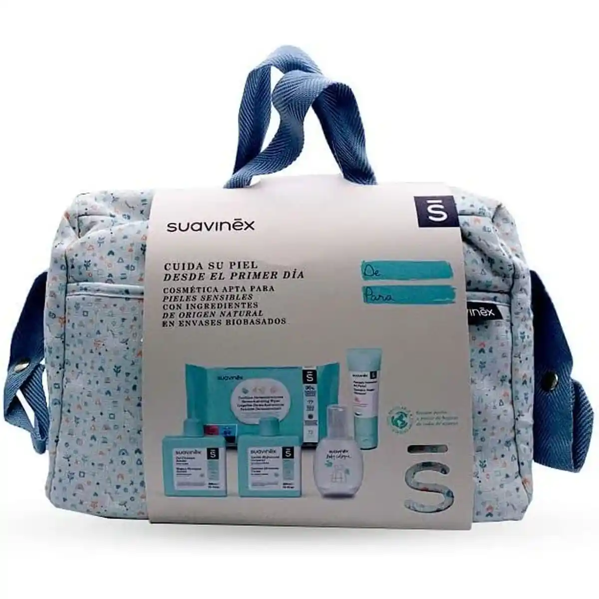 Coffret Cadeau Bébé Suavinex Sac Bleu (6 Pièces). SUPERDISCOUNT FRANCE