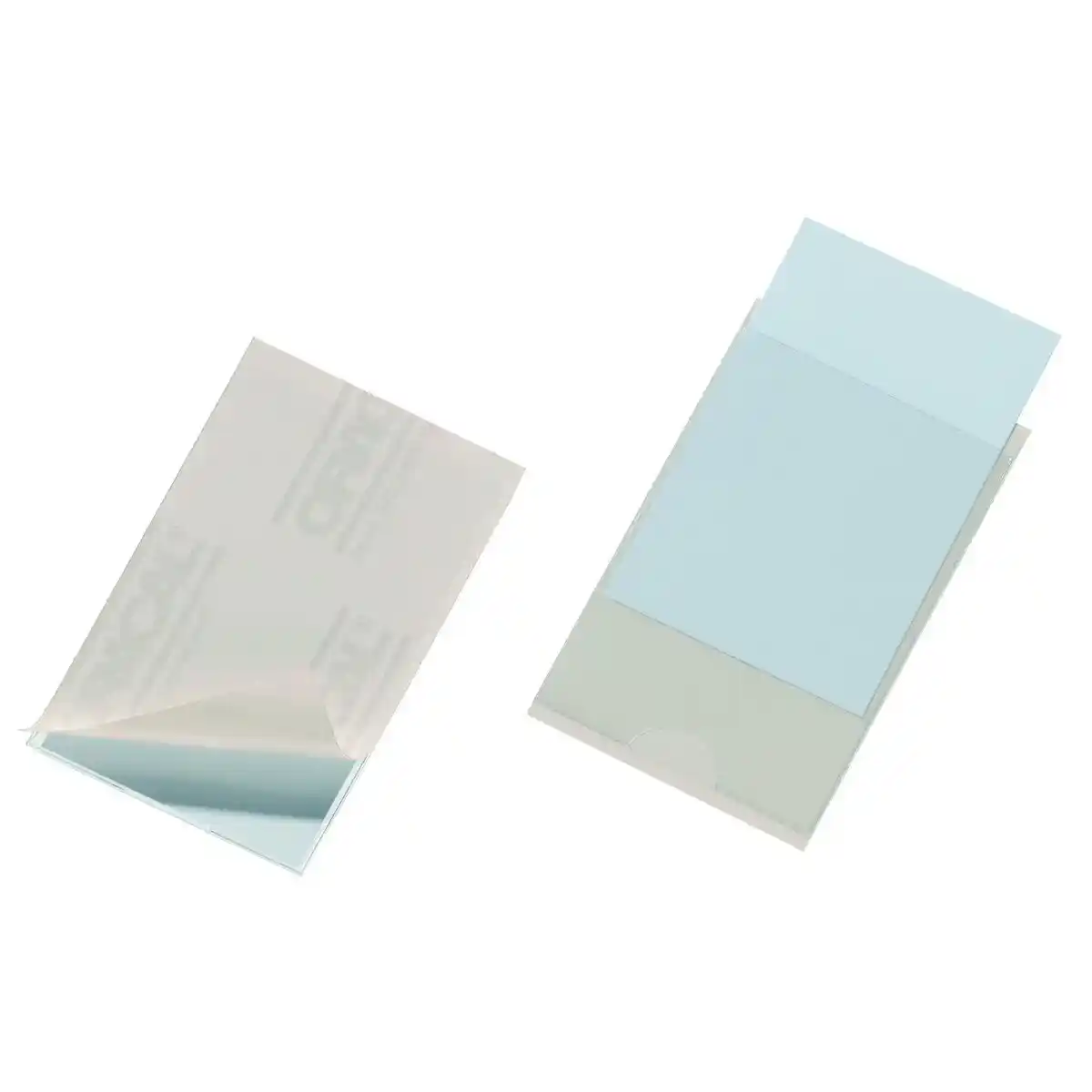Etui Durable Pocketfix Etiquettes Transparentes Autocollantes 100 Unités 90 x 57 mm. SUPERDISCOUNT FRANCE